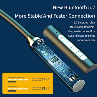 Uiisii R03 high quality Wireless bluetooth Neckband 02 Uiisii R03 high quality Wireless bluetooth Neckband headphone