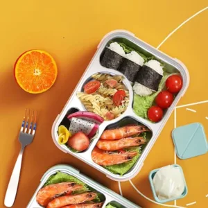 4 Compartment Tiffin Box | Airtight Leak-Proof | 1000 ML (4 Compartment 1000 ml