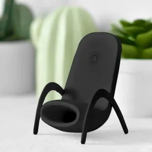 Mini Chair Wireless Charger with Stand 15W Wireless Fast Charger