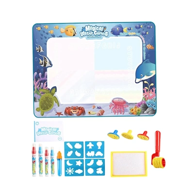 Aqua Magic Water Doodle Mat 1 Aqua Magic Water Doddle Mat, Portable Painting Writing Doodle Board for 3+