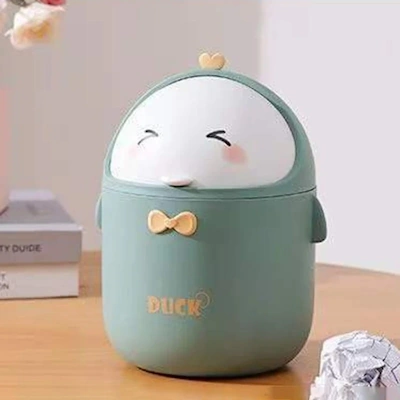 Cartoon Desktop Trash 1 Small Garbage Adorable Cartoon Desktop Trash Large Capacity Compact Size Funny Design Perfect for Home or Office Use Buyers' Favorite