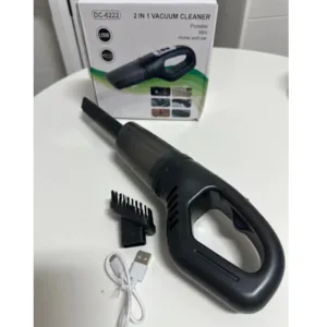 DC-6222 2-in-1 Portable Mini Vacuum Cleaner, designed for both home and car use