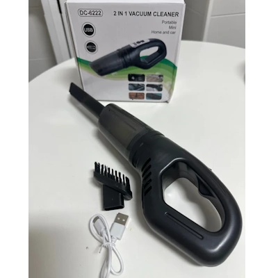 DC-6222 2-in-1 Portable Mini Vacuum Cleaner 1 DC-6222 2-in-1 Portable Mini Vacuum Cleaner, designed for both home and car use