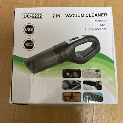 DC-6222 2-in-1 Portable Mini Vacuum Cleaner 2 DC-6222 2-in-1 Portable Mini Vacuum Cleaner, designed for both home and car use