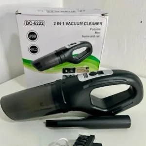 DC-6222 2-in-1 Portable Mini Vacuum Cleaner, designed for both home and car use