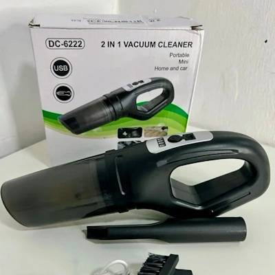 DC-6222 2-in-1 Portable Mini Vacuum Cleaner 4 DC-6222 2-in-1 Portable Mini Vacuum Cleaner, designed for both home and car use