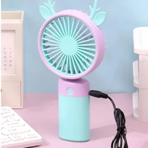 DD-5647 Rechargeable Compact Mini Stylish Handheld Fan For Indoor & Outdoor Use