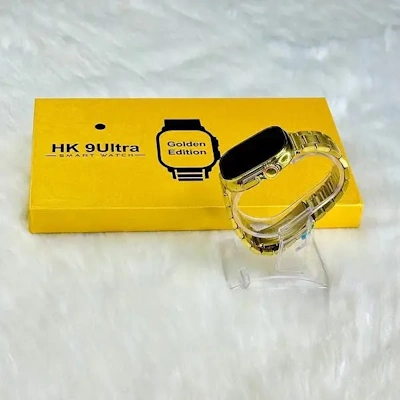 HK9-Ultra-Gold-Edition-Smart-Watch1 HK9 Ultra Golden Edition Smartwatch (Dual Straps)