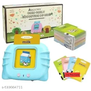 Interactive Picture & Sound Learning Device Animal Vehicle Sounds Flash Cards - 112 Cards, 224 Sounds, Early Education Learning Toy for Preschool Kids