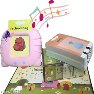 Interactive Picture & Sound Learning Device Animal Vehicle Sounds Flash Cards - 112 Cards, 224 Sounds, Early Education Learning Toy for Preschool Kids
