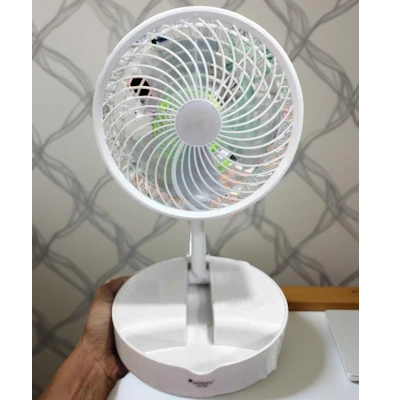JOYKALY_YG_733_ACDC_Rechargeable 4 JOYKALY YG-733 AC/DC Rechargeable Lithium Battery Foldable Table Fan With Light