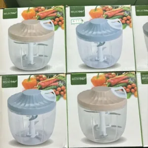 Manual Food Chopper Vegetable Chopper 5 Blades Manual Food Processor Onion Meat -Hand Blenders