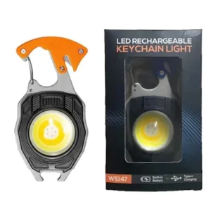 Gear UP SG-61 Multifunctional Rechargeable Keychain Survival Gear with Light