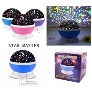 Star Master Dream Rotating Color Changing Projection Lamp
