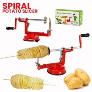 Manual Stainless Steel Twisted Potato Slicer Spiral French Fry Cutter Kitchen