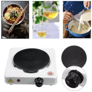 1000W Hot Plate Electric Cooking Stainless Steel in Very Compact Design and Easy to Carry Out