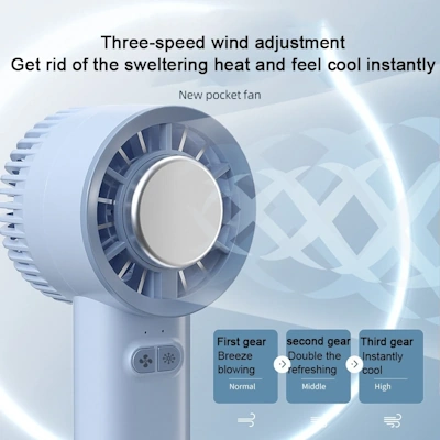 ph-11134207-7r98t-ltxa534hzjw0db Quasar Travel Handheld Fan Portable Rechargeable Mini Air Conditioner Fan Low Noise Adjustable Speed Powerful Handheld Cooling Fan for Portable Cooling Fan