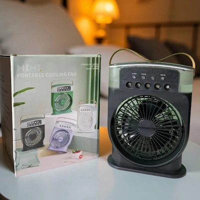 rechargeable-mini-portable-cooling-fan Mini Portable Rechargeble Cooling Mist Fan / Air Cooler