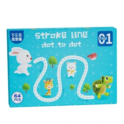 vn-11134207-7r98o-lqmuphaubtx3d2 MUMPHYS Educational Toys - Children Drawing Writing Learning Stroke Line Book - Logical Thinking Cards Book For Kids - Tracking Workbook For Preschool Learning - Best Gift For Kids,Children