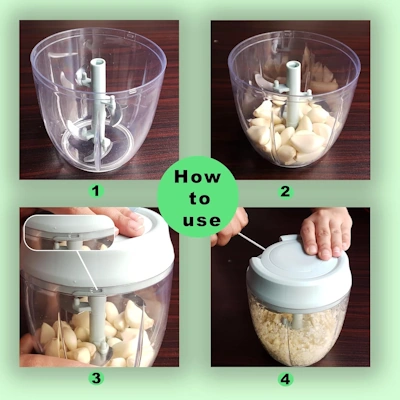 Belscoop Manual Vegetable Chopper 6 Belscoop Manual Vegetable Chopper and Dicer, Stainless Steel Blades