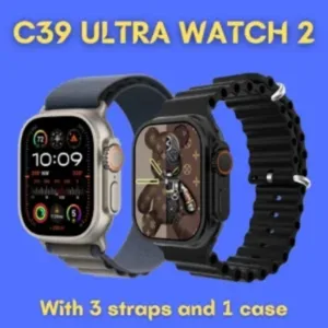 C39 ULTRA HRYFINE PREMIUM 4 IN 1 SMARTWATCH FOR MEN, FREE WATCH STRAP