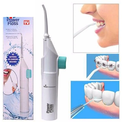 Oral Dental Water Power Floss Pick Teeth Cleaning-white2 Oral Dental Water Power Floss Pick Teeth Cleaning-white