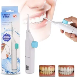 Oral Dental Water Power Floss Pick Teeth Cleaning-white