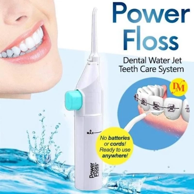 Oral Dental Water Power Floss Pick Teeth Cleaning-white5 Oral Dental Water Power Floss Pick Teeth Cleaning-white